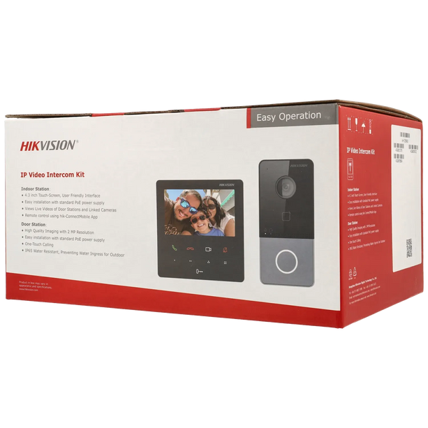 Hikvision Hikvision DS-KIS606-P Video Intercom KIT (utan PoE-switch)