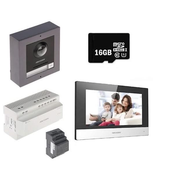 Hikvision Hikvision DS-KIS702Y 2-tråds videointercom set