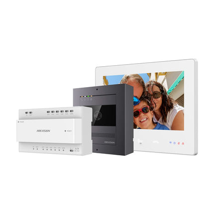 Hikvision Hikvision DS-KIS704EY Video intercom 2-wire Full HD Aluminium 2-wire Set