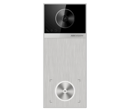 Hikvision Hikvision DS-KV6114-MWBE1, Video-Türklingel, WiFi/PoE, Micro SD Slot, 150gr Blickwinkel (Metallgehäuse)