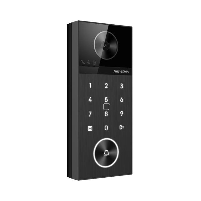Hikvision Hikvision DS-KV6124-WBE1, Videodörrklocka 4MP, WiFi/PoE, Micro SD-kortplats, 150gr (numeriskt tangentbord)