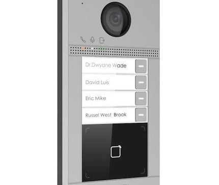 Hikvision Hikvision DS-KV8413-WME1/FLUSH Inbouw 4 beldrukkers IR verlichting PoE 12v