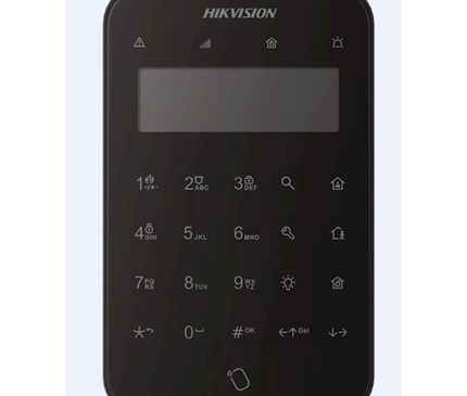 Hikvision Hikvision DS-PK1-LT-WE Wireless LCD Keypad + Tag Reader Black
