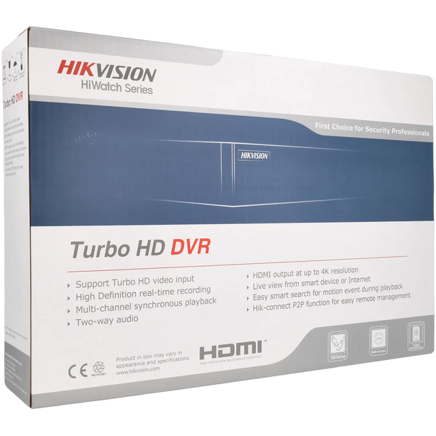 Hikvision Hikvision HWD-7104MH-G4, 4 channel Turbo HD recorder 4K