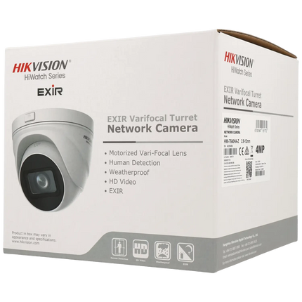Hikvision HWI-T640HA-Z Caméra tourelle avec zoom motorisé 4MP, PoE, Micro SD slot, IR, Acusense