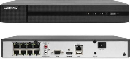 Hikvision HWN-4108MH-8P, 8 Kanal 8Mp/4K NVR, 8x PoE