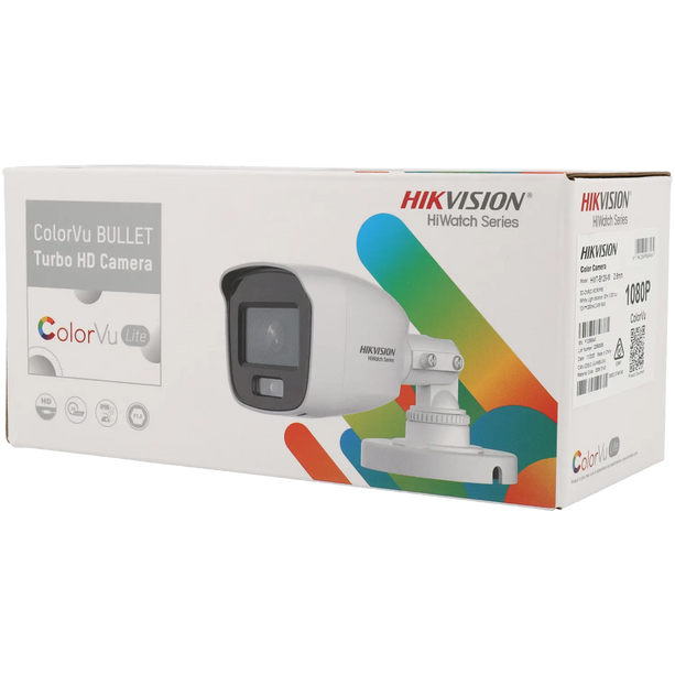 Hikvision Hikvision HWT-B129-M, 2MP ColorVu Bullet, 4 i 1 videoutgång koaxiellt