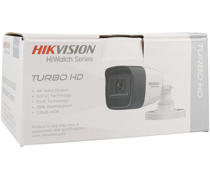Hikvision Hikvision HWT-B181-M, 8MP/4K Bulletcamera 2.8mm, 4 in 1 video-output coax