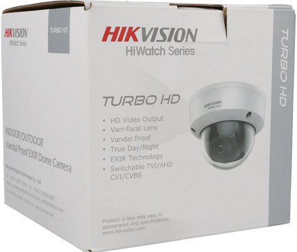 Hikvision Hikvision HWT-D381-Z, 8MP Motor Zoom 2.8-12mm lens, dome camera, 40m IR, 4 in 1 video output coax