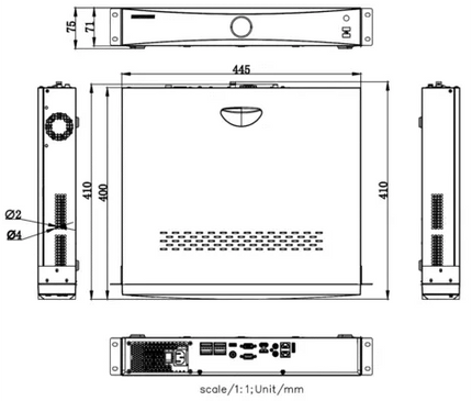 Hikvision Hikvision iDS-7716NXI-M4/X, DeepinMind NVR 16 canaux, caméra IP jusqu'à 32 MP