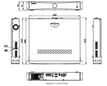 Hikvision Hikvision iDS-7716NXI-M4/X, DeepinMind NVR 16-kanals, IP-kamera upp till 32 MP