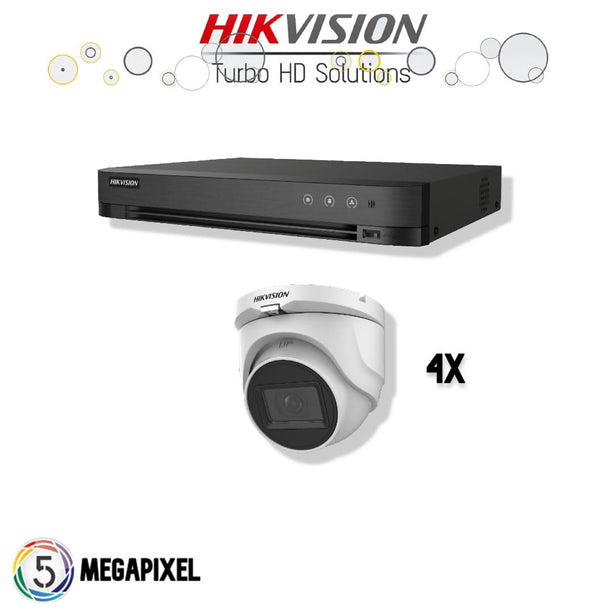 Hikvision Hikvision Turbo HD Set | 4x Eyeball | 5 Megapixel.