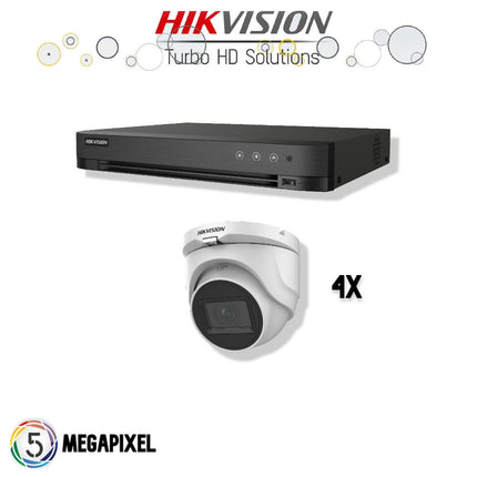Hikvision Hikvision Turbo HD Set | 4x Eyeball | 5 Megapixel.