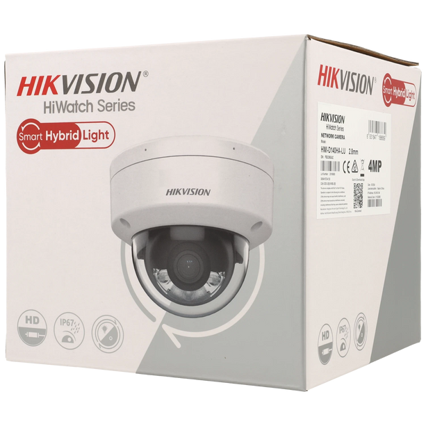 Hikvision HWI-D140HA-LUC, 4Mp 2.8mm, Smart Hybrid Light, PoE