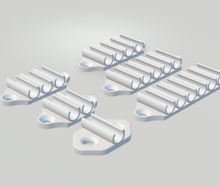 Hikvision Kabelclip – 1, 2, 4, 6 of 8-voudig | Kunststof Bevestigingsclip