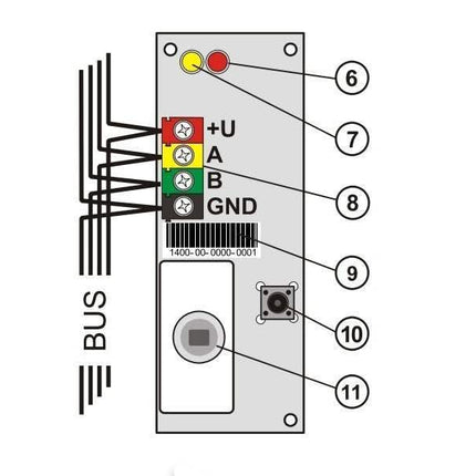 Jablotron JA-110P BUS PIR bewegingsdetector – ECO