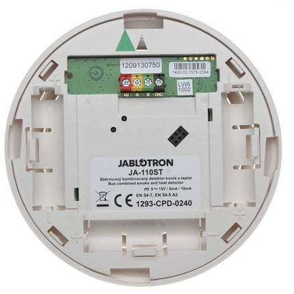 Jablotron JA-110ST BUS gecombineerde rook- en hitte detector