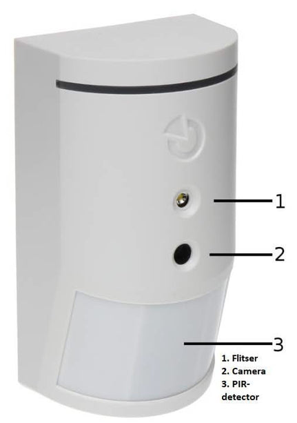 Jablotron JA-160PC Draadloze PIR bewegingsdetector met ingebouwde fotocamera