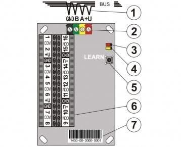 Jablotron Jablotron JA-116H BUS expander - 16 inputs