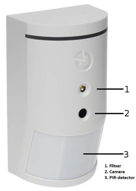 Jablotron JA-120PC Bus PIR-rörelsedetektor med kamera