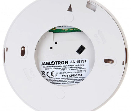 Jablotron Jablotron JA-151ST-A Wireless smoke and heat detector with dual siren function (burglar and fire alarm)