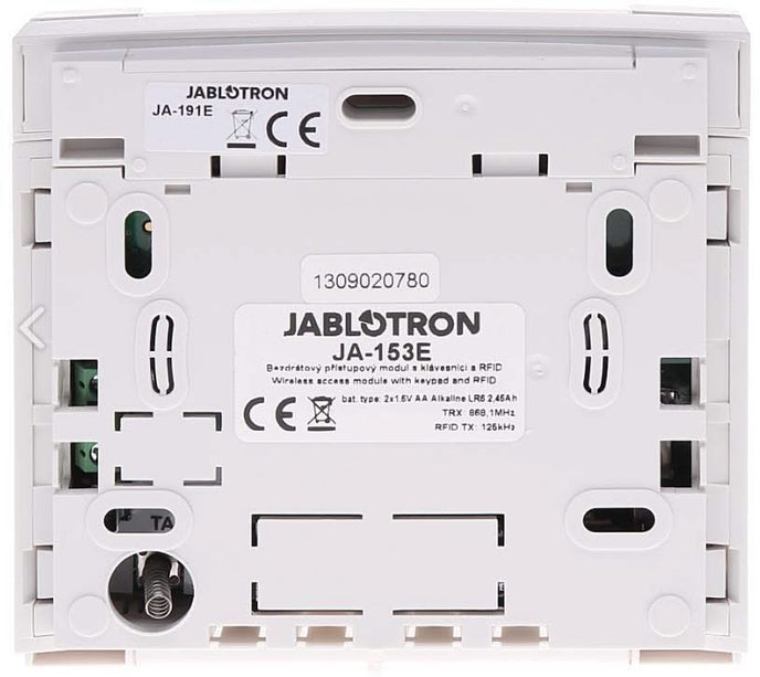 Jablotron JA-153E Drahtloses Code-Bedienfeld mit RFID und Tastatur