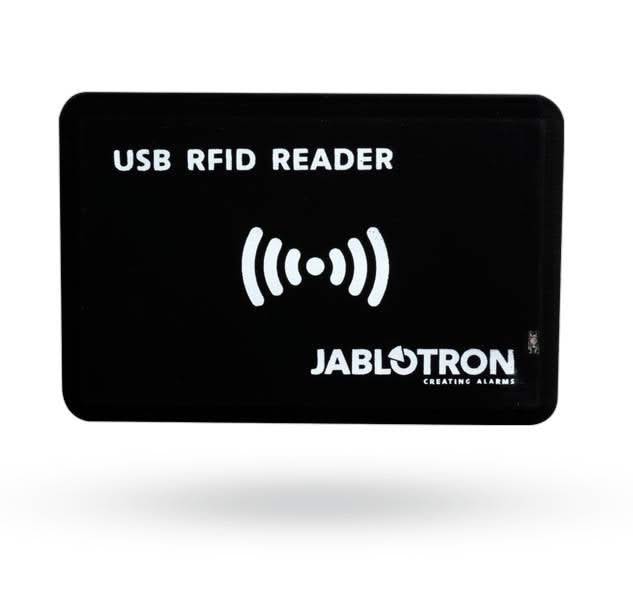 Jablotron JA-190T RFID-kort- och taggläsare för PC (ansluten via USB)