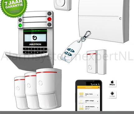 Jablotron Jablotron JA103KR sans module GSM + LAN Système d'alarme sans fil KIT (C)