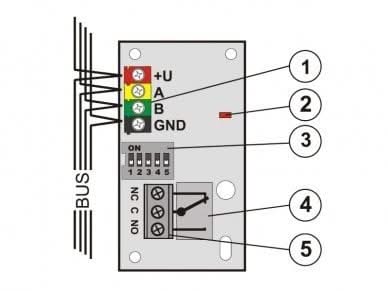 Jablotron Jablotron JB-111N Module de sortie de signal BUS PG