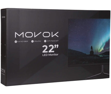 Movok Movok Full HD LED monitor 22 inches with 2 speakers