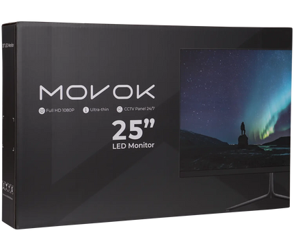 Movok Movok Full HD LED-monitor 25 tum med 2 högtalare