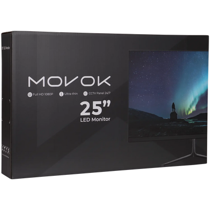 Movok Movok Full HD LED-monitor 25 tum med 2 högtalare