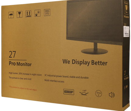 Movok Movok Moniteur LED Full HD 27 pouces avec 2 haut-parleurs