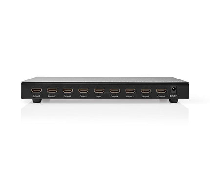 Nedis Nedis 8-Port HDMI Splitter 8x HDMI Ausgang 4K@30Hz 3.4 Gbps Metall Anthrazit