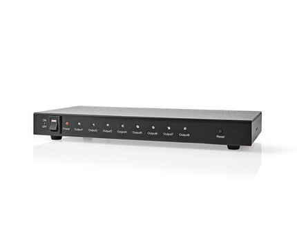 Nedis Nedis 8-Port HDMI Splitter 8x HDMI Ausgang 4K@30Hz 3.4 Gbps Metall Anthrazit