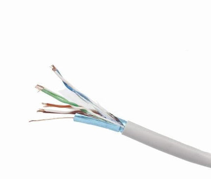 Nedis Nedis Câble réseau CAT6 F/UTP, 50 mtr sur bobine, 100% cuivre, conducteurs rigides