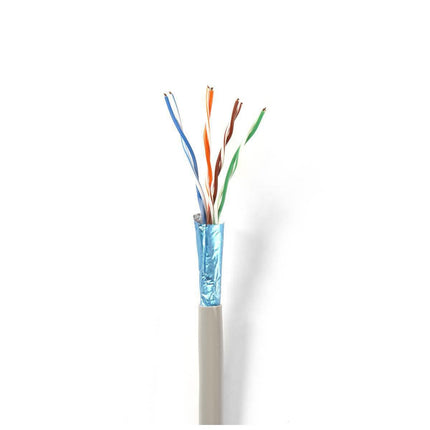 Nedis Network cable CAT6 F/UTP, 50 mtr on reel, 100% copper, Solid cores