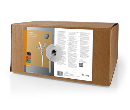 Nedis Nedis Câble réseau CAT6A S/FTP, 305 mtr sur bobine, 100% cuivre, âmes massives