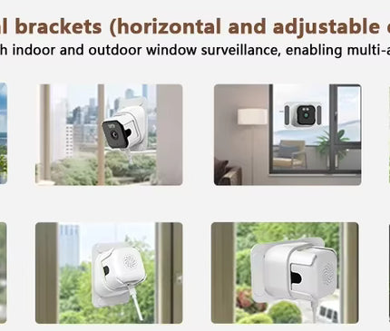 Nedis Nedis Window Camera Dual WiFi, Micro SD, Starlight, 4Mp resolution