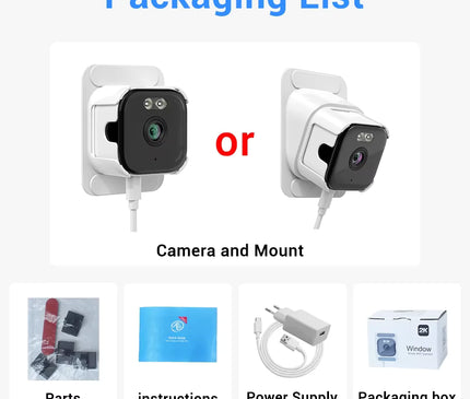 Nedis Nedis Window Camera Dual WiFi, Micro SD, Starlight, 4Mp resolution