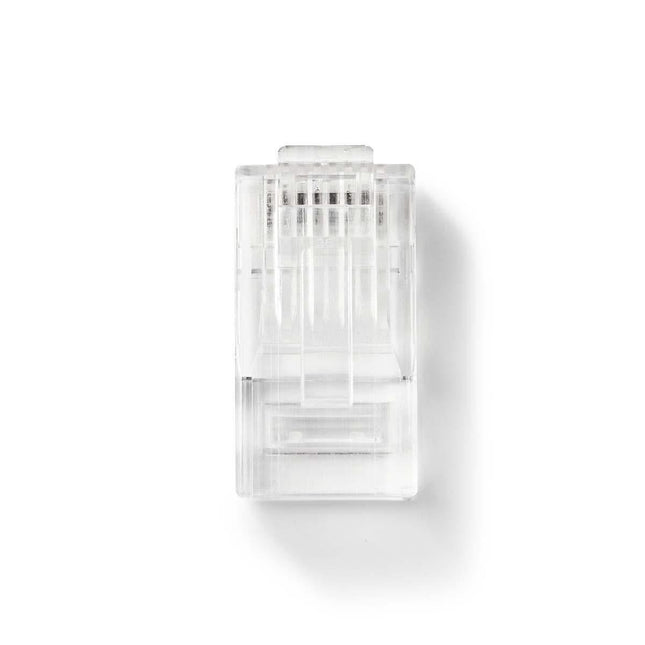 Nedis RJ45 Stecker CAT5 UTP Pass Through Solid 10 Stück (steife Adern)