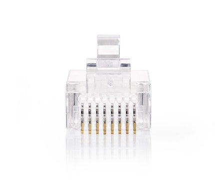 Nedis Nedis RJ45 Connecteur CAT5 UTP Pass Through Solid 10 pieces (stiff cores)