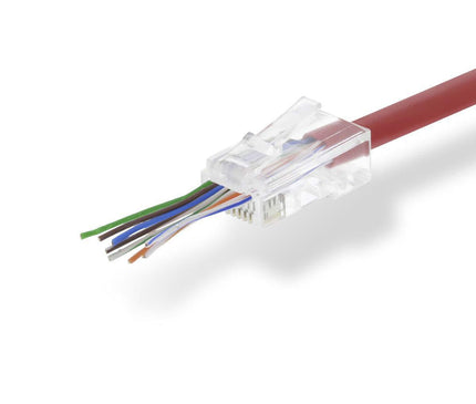Nedis Nedis RJ45 Connecteur CAT5 UTP Pass Through Solid 10 pieces (stiff cores)
