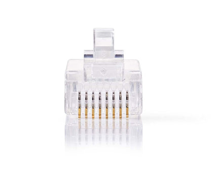 Nedis Nedis RJ45 Stecker CAT5e , vergoldet 10 Stück, Massivleiter