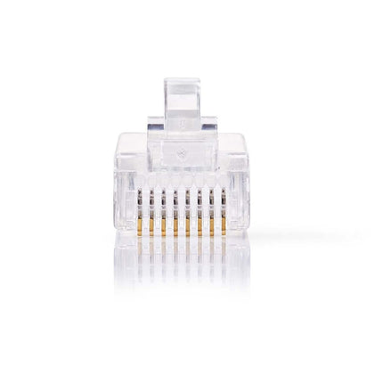 Nedis Nedis Connecteur RJ45 CAT6, doré 10 pièces, conducteur solide