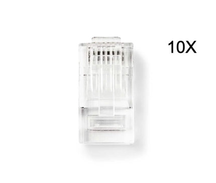 Nedis Nedis RJ45 Connecteur CAT6A UTP Set 10 pièces pour conducteurs rigides