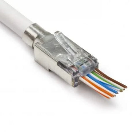 Nedis Nedis RJ45 Connector CAT7 FTP Pass Through connectors Set 10 pcs.