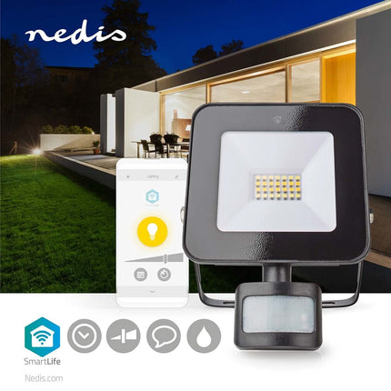 Nedis Nedis SmartLife LED-Flutlicht mit Bewegungssensor