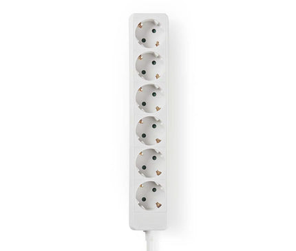 Nedis Nedis Steckdose mit Erdung, 16 A, 6-fach, 1,5m