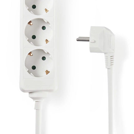 Nedis Nedis Uttag med jord, 16 A, 6-vägs, 1,5m